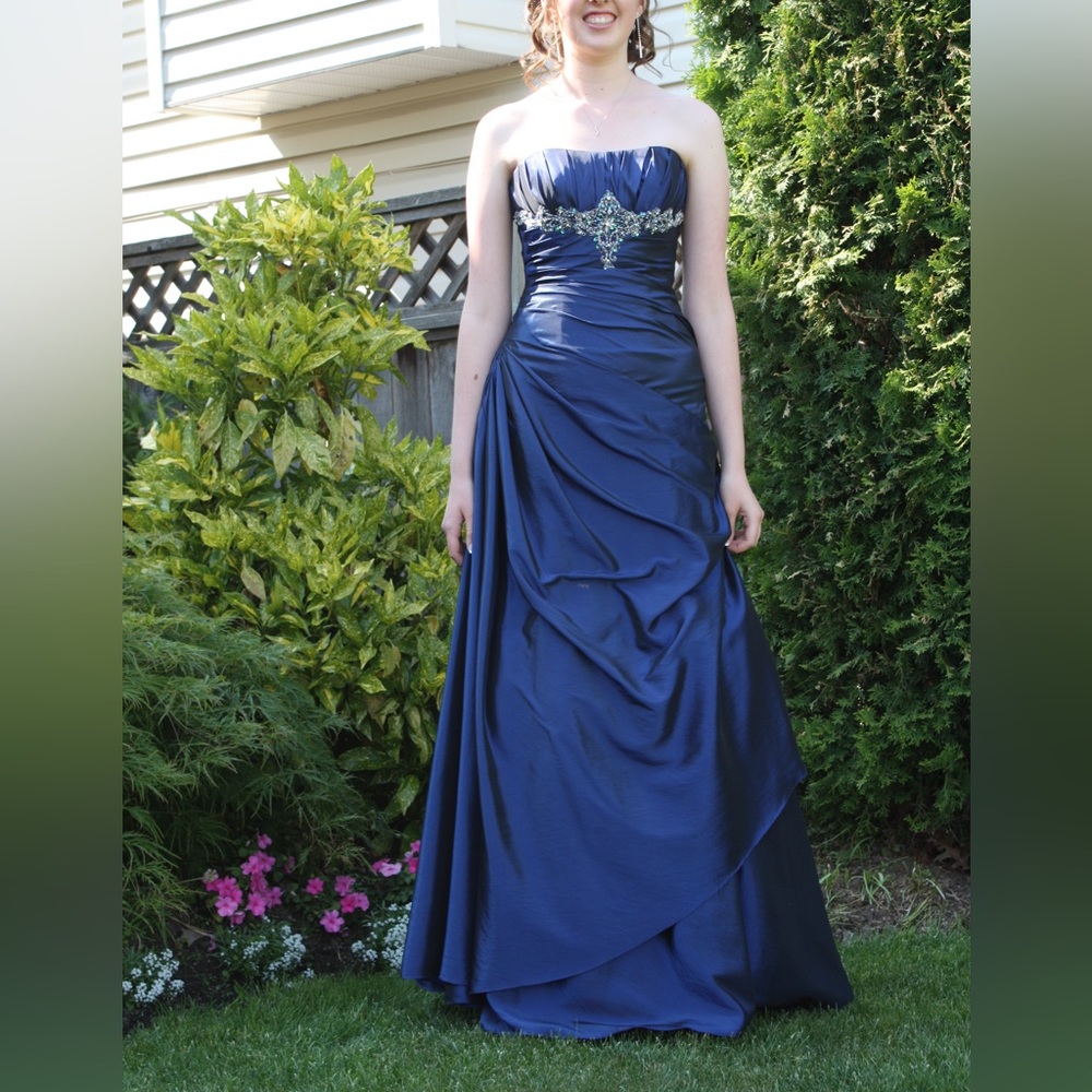 TALL Blue Prom Dress
